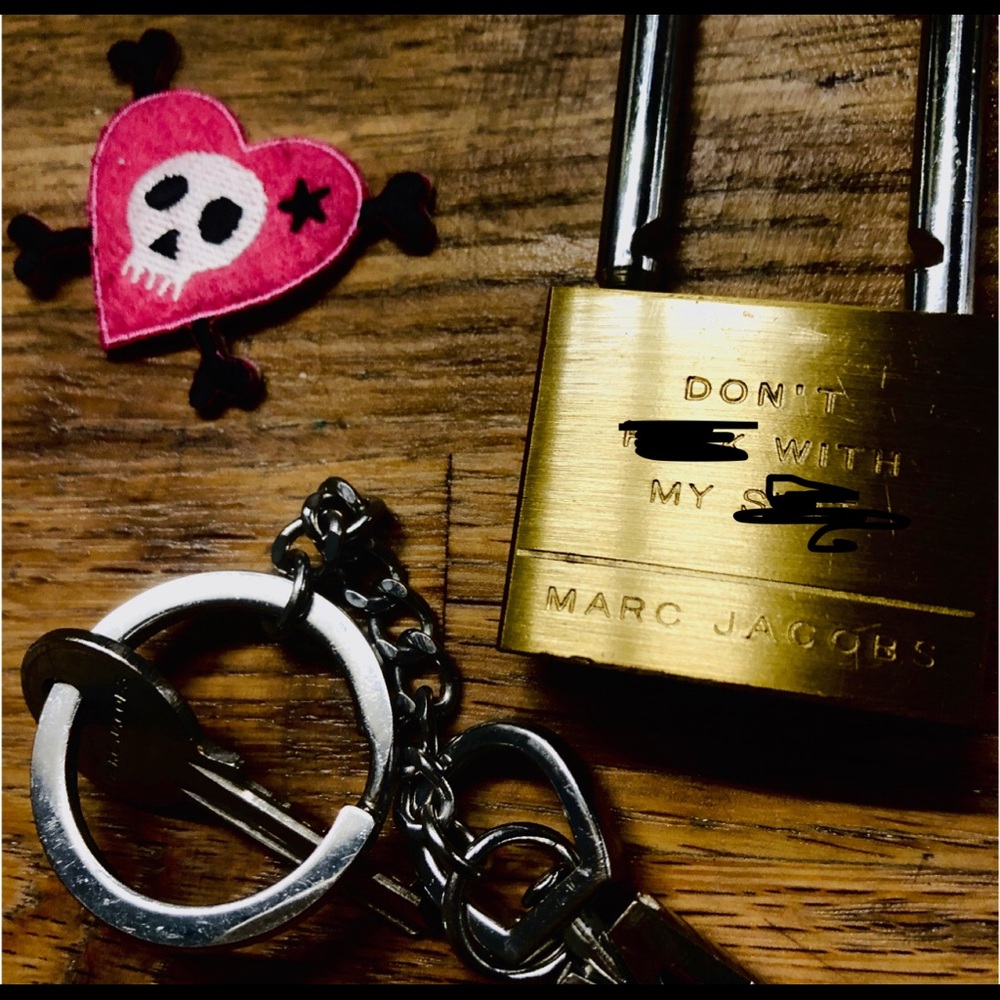 Authentic Marc Jacobs Padlock w Key